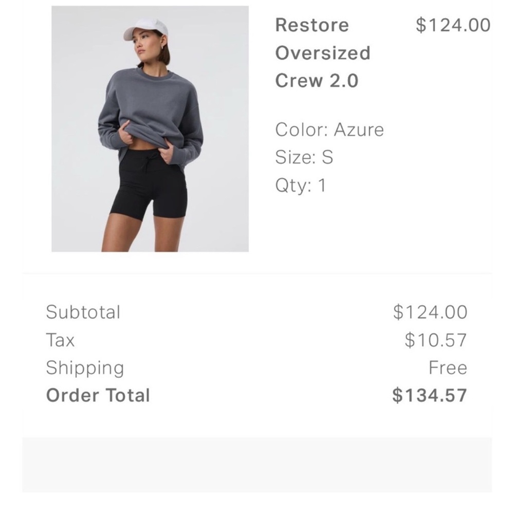 Vuori Restore Oversized Crew - Picture 5 of 5
